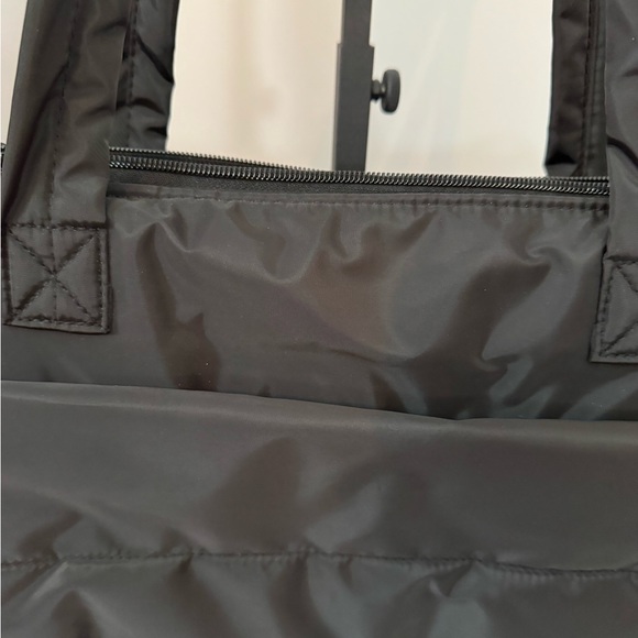 Bagsmart Bubble Puffy Laptop Tote Bag Black - Picture 3 of 6